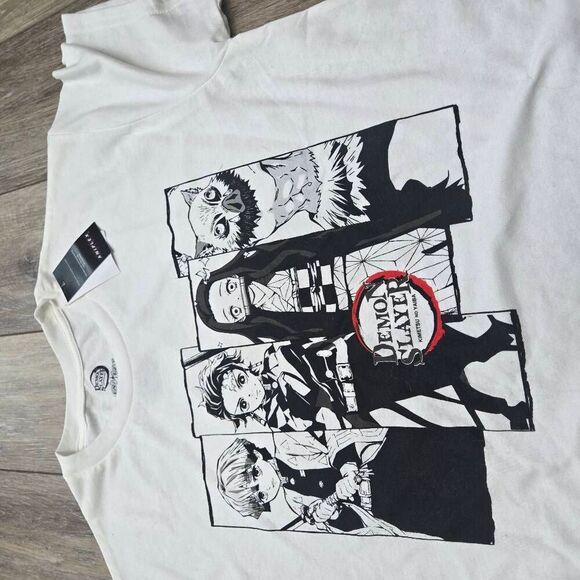 Nwt Demon Slayer graphic t-shirt manga tv show size medium unisex fantasy anime - Picture 4 of 7